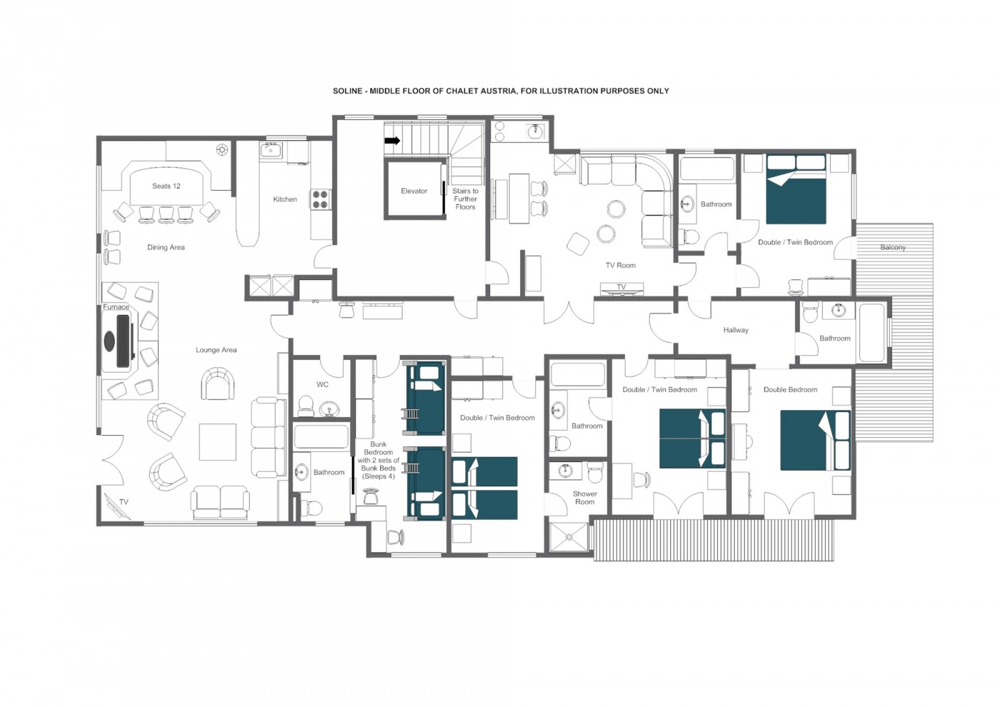 Chalet Soline St Anton Floor Plan 1